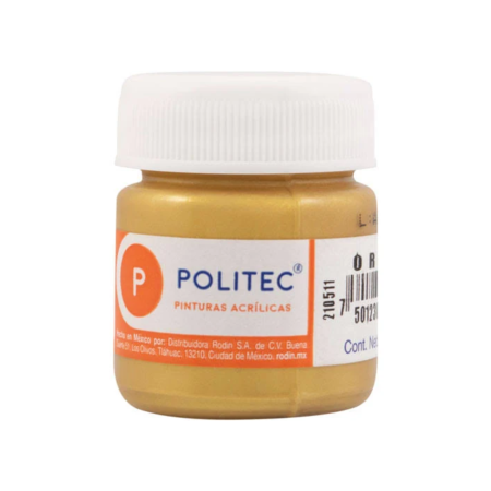 PINTURA ACRILICA POLITEC 30 ML. METALICOS ORO 113924