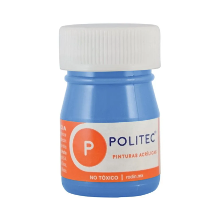 PINTURA ACRILICA POLITEC 20 ML. 313 AZUL CELESTE 113914