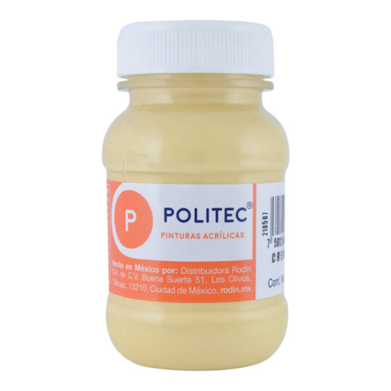 PINTURA ACRILICA POLITEC 100ML CREMA  113909