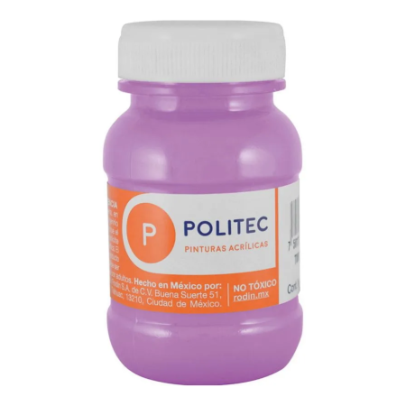 PINTURA ACRILICA POLITEC 100ML FRASCO 311 VIOLETA CLA 113909