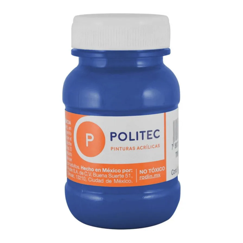 PINTURA ACRILICA POLITEC 100ML FRASCO 315 AZUL ULTRA 113909