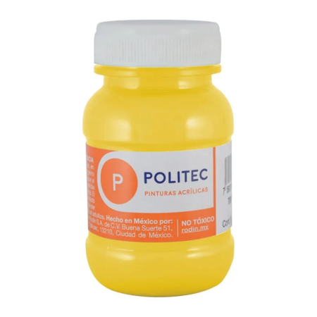PINTURA ACRILICA POLITEC 100ML FRASCO 318 AMAR MEDIO 113909