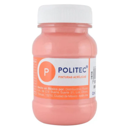 PINTURA ACRILICA POLITEC 100ML FRASCO 321 ROSA 113909