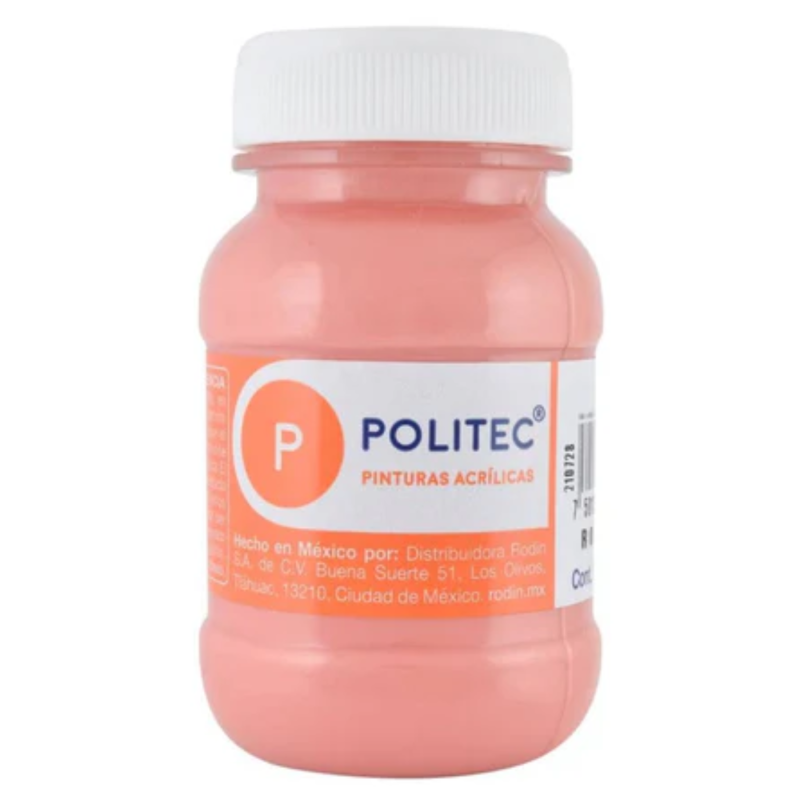 PINTURA ACRILICA POLITEC 100ML FRASCO 321 ROSA 113909