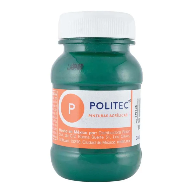 PINTURA ACRILICA POLITEC 100ML COLORES 336 VERDE OLIV 113909
