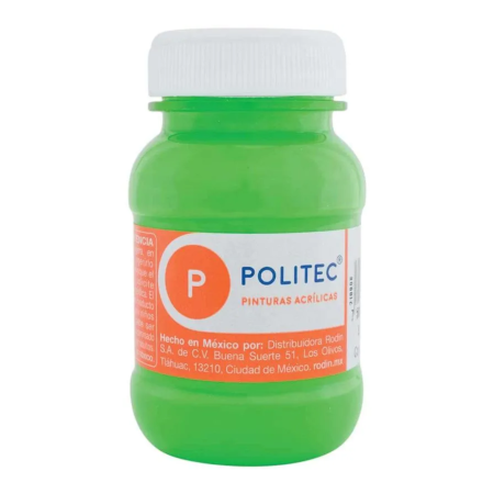 PINTURA ACRILICA POLITEC 100 ML. COLORES 345 LIMA 113909
