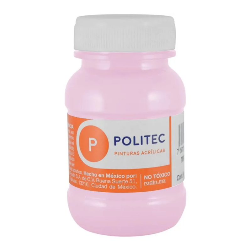 PINTURA ACRILICA POLITEC 100ML ROSA PASTEL 113909