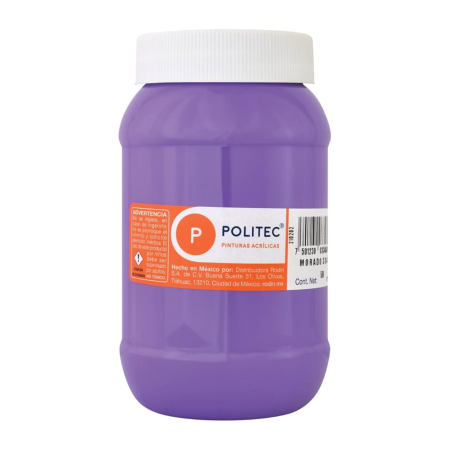 PINTURA ACRILICA POLITEC 500ML COLOR MORADO 113910