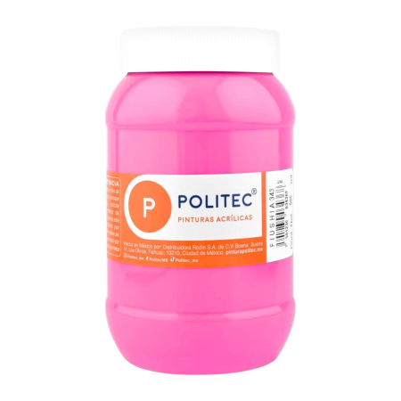 PINTURA ACRILICA POLITEC 500ML COLOR ROSA MEXICANO 113910