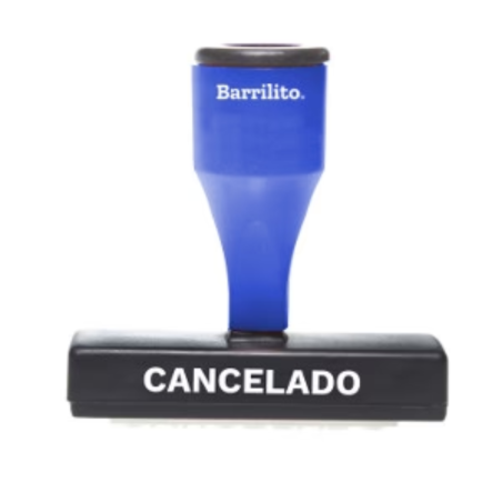 SELLO DE PLASTICO ACME CANCELADO 18 X 72MM 34215