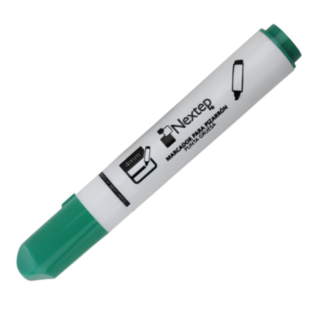 MARCADOR NEXTEP PARA PIZARRON BLANCO COLOR VERDE NE-082V