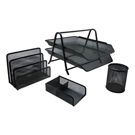 JUEGO DE CHAROLA ORGANIZADORA NEXTEP MALLA Y 3 ACCS NE-163