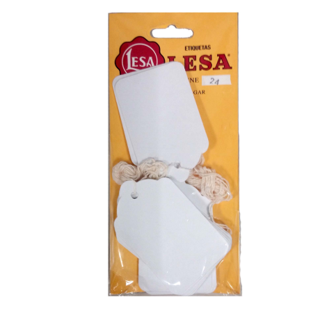 ETIQUETA COLGANTE LESA 107C C/24 BLISTER 1311
