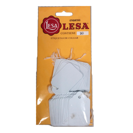 ETIQUETA COLGANTE LESA 105C BL C/30 BLISTER 1310