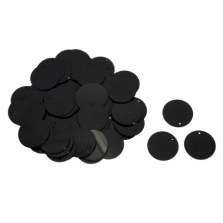 LENT FIG LENTEJUELA 20MM NEGRA FM 320
