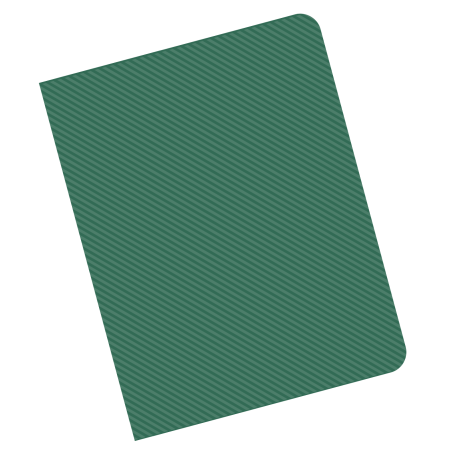 CUBIERTA GBC GBPLAK RAYADO CARTA VERDE  11675