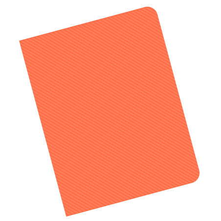 CUBIERTAS GBC GBCOLOR LISA/RAY CARTA NARANJA 11644
