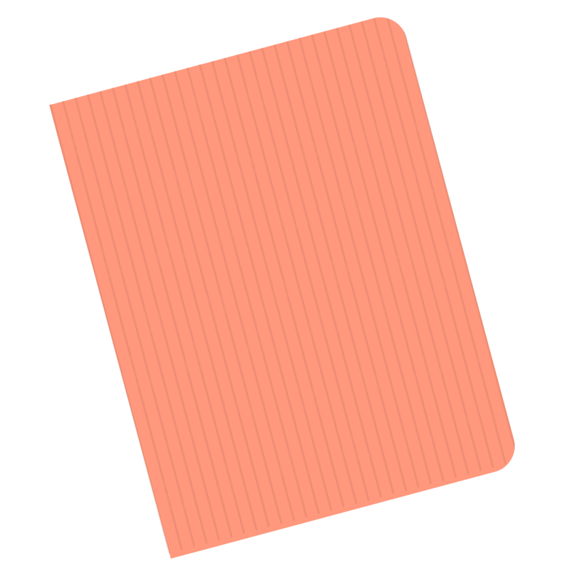 CUBIERTA GBC GBKLASS TRANSP. CARTA NARANJA 011628