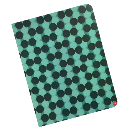 CUBIERTA GBC DOTS GREEN CARTA P3831            011683