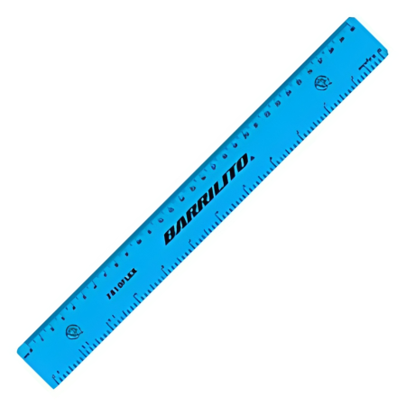 REGLA FLEXIBLE BARRILITO FLEX30N 30CM 17941