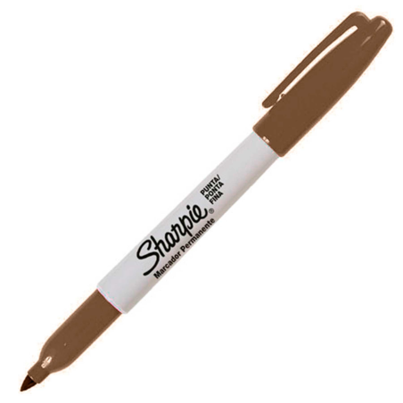 MARCADOR PERM P/FINO SHARPIE ONDAS MARRON 133807