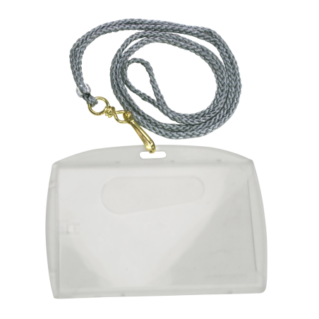 PORTA GAFETE PLASTICO SABLON 1002 C/CORDON 6X8CM 75219