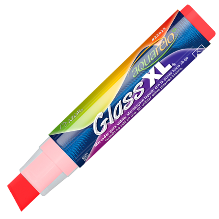 MARCADOR AQUARELO P/C AZOR 22025  GLASS ROJO 084613