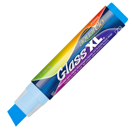 MARCADOR AQUARELO P/C AZOR 22025  GLASS AZUL CLARO 84613