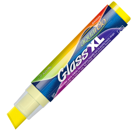 MARCADOR AQUARELO P/C AZOR 22025  GLASS AMARILLO 84613