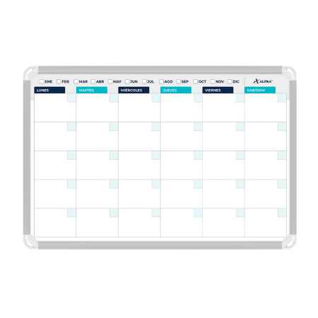 PINTARRON PLANEADOR ALFRA MASTER 40X60CM MENSUAL BOARD 20748