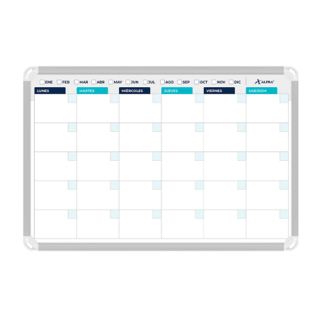PINTARRON PLANEADOR ALFRA MASTER 40X60CM MENSUAL BOARD 20748