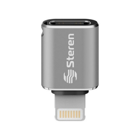 ADAPTADOR STEREN JACK USB C A PLUG LIGHTNING POD-458