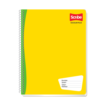 CUADERNO PROF. ESPIRAL SCRIBE 7971 BLANCO 100H ESCOLAR 193444
