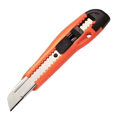 CUTTER PLASTICO NEXTEP GRANDE NAVAJA 18MM METAL NE-178M