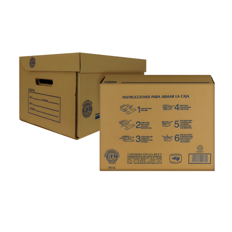 CAJA GEO ARCHIVO CARTON OFICIO 50X35X25CM 005