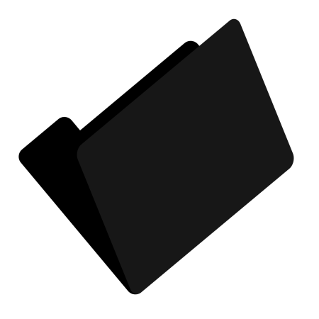 FOLDER NEGRO CARTA