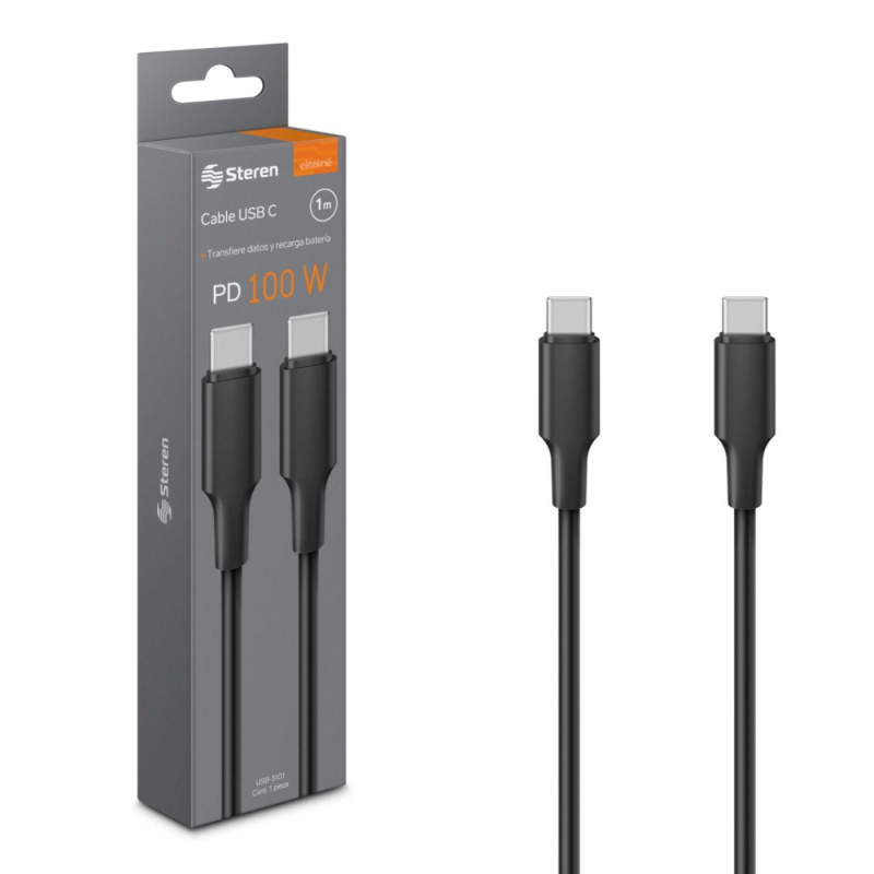 100W 2M CABLE USB C A USB C USB-3102 STEREN