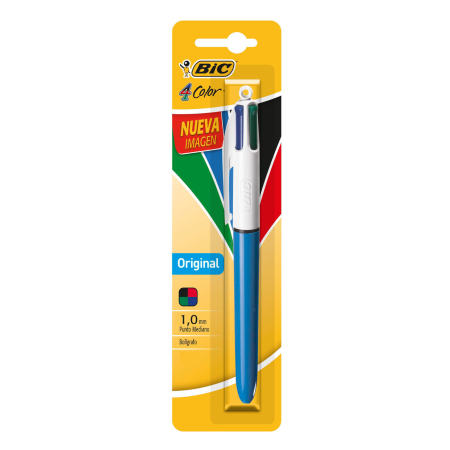 BOLIGRAFO 4 COLORES BIC 867816 COL. CLASIC BL/1 080575
