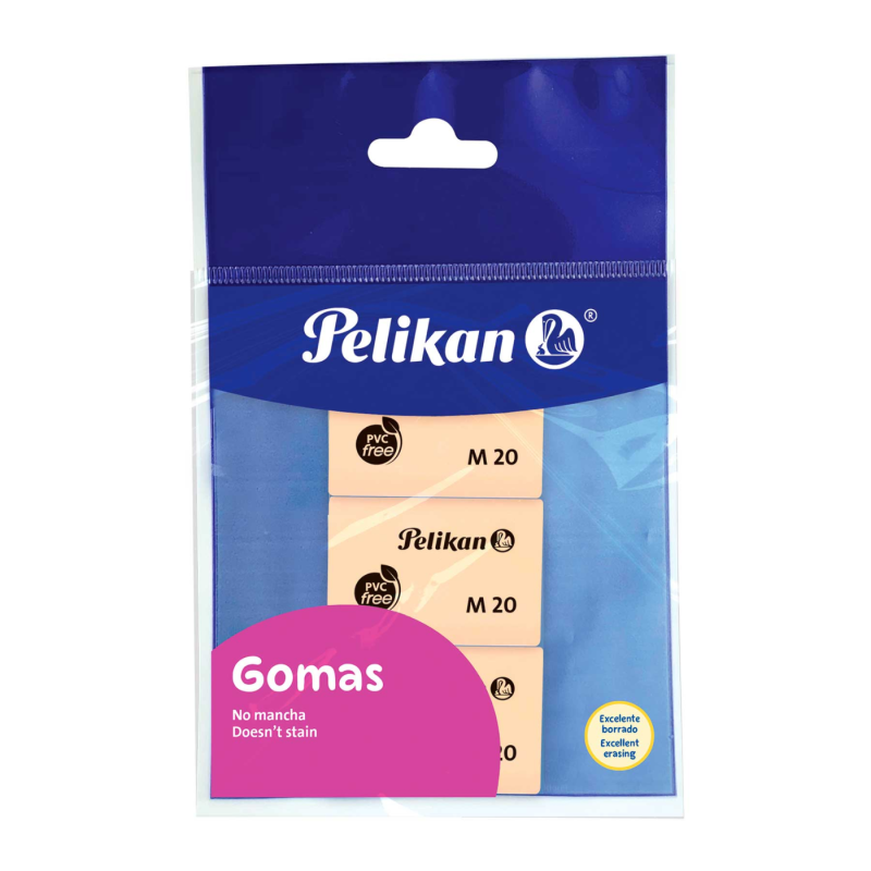 BORRADOR MIGAJON PELIKAN M-20 6150201 BL/3 BOLSA  47075