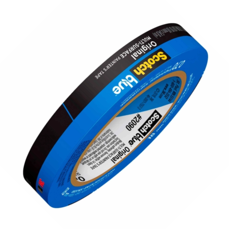 CINTA ADHESIVA MASKING SCOTCH 2090 AZUL 18X55MTS ROLLO 32180