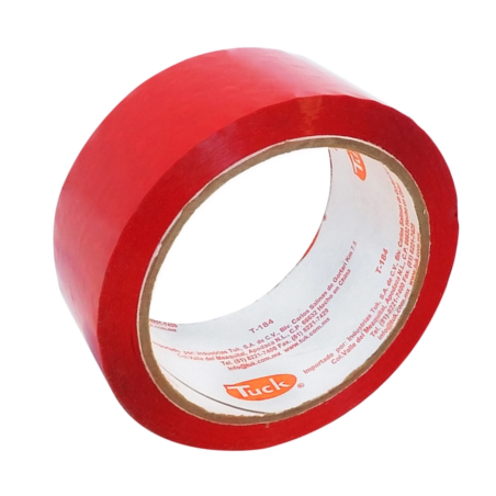 CINTA ROJA ADHESIVA EMPAQUE TUK 184 COLOR 48X50MTS 66582