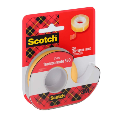 CINTA ADHESIVA CELOFAN SCOTCH 550 12X30MTS 31684