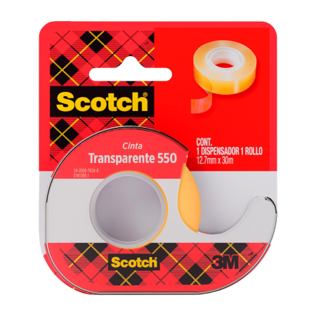CINTA ADHESIVA CELOFAN SCOTCH 550 12X30MTS 31684