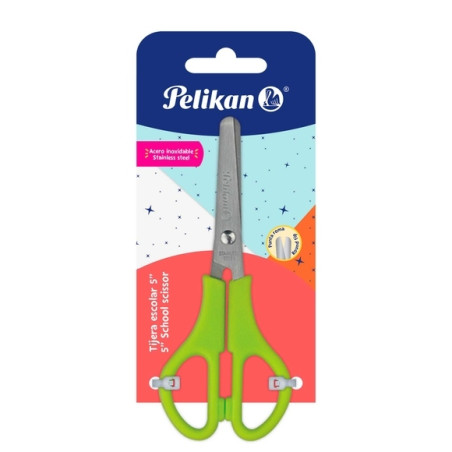TIJERA ESCOLAR AC. INOX PELIKAN 5 PULG 049625