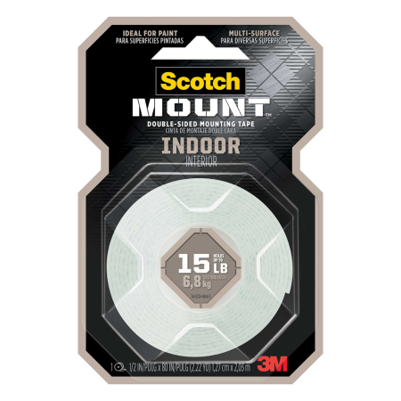 CINTA ADHESIVA DE ESPUMA SCOTCH 110HDC .5PX2M M PESADO 72944