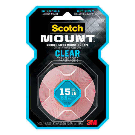 CINTA ADHESIVA DE ESPUMA SCOTCH 25.4X1.58 MTS 72956