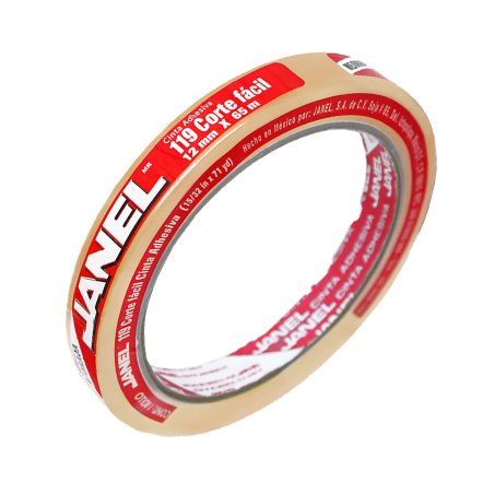CINTA TRANSPARENTE ADHESIVA JANEL 12 MM  31658