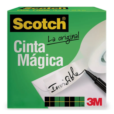 CINTA 3M MAGICA ADHESIVA 3M .12X33MTS