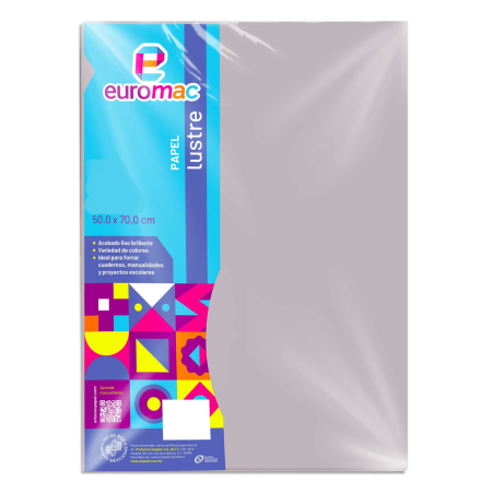 PAPEL LUSTRINA GRIS                          27109