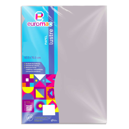 PAPEL LUSTRINA GRIS                          27109